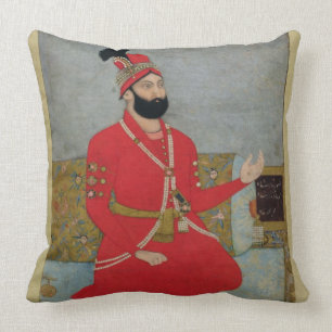 Coussin Portrait de nadir Shah Afshar de Perse (1688-1747