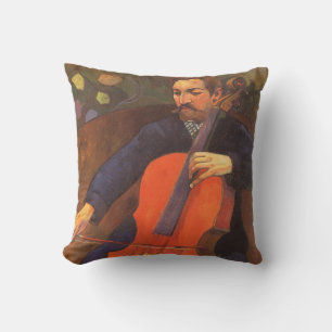 Coussin Portrait de Schneklud Joueur par Paul Gauguin