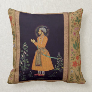 Coussin Portrait de Shah Jahan (1592-1666) Mughal, c.1632