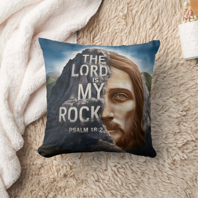 Coussin Portrait Divin : Le Seigneur Est Mon Rocher (Couverture)