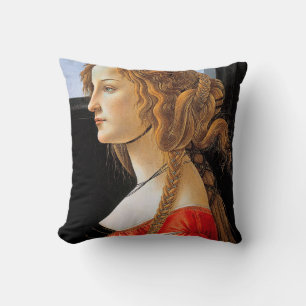 Coussin Portrait d'une dame, Sandro Botticelli