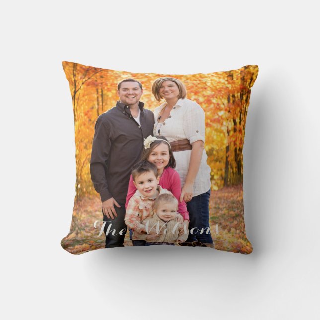 Coussin Portrait familial (Recto)