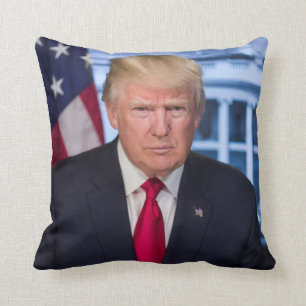 Coussin Portrait officiel présidentiel de Donald Trump