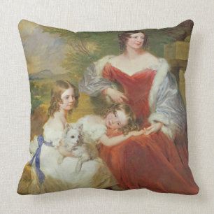 Coussin Portrait T32011 de Mme Sarah Frances Cooper et lui