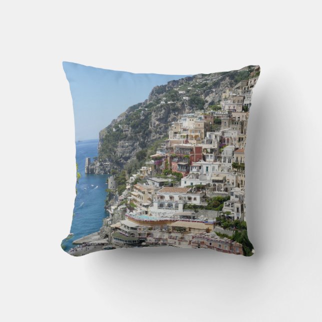Coussin Positano, côte Italie d'Amalfi (Recto)