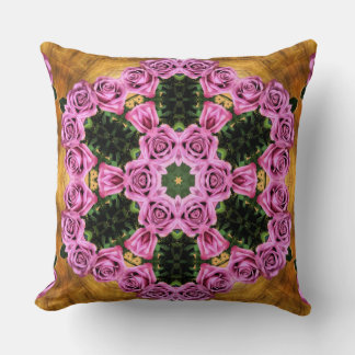 Coussin Positions de présences roses