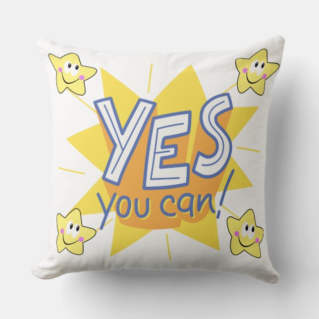 Coussin Positive Vibes Only (Recto)