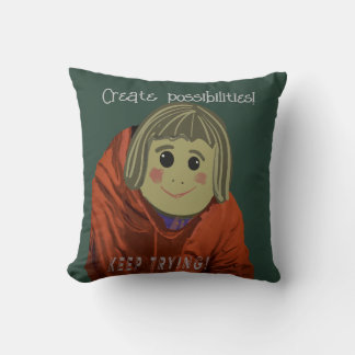 Coussin Possibilités Amusantes, Continuer À Essayer De Jet