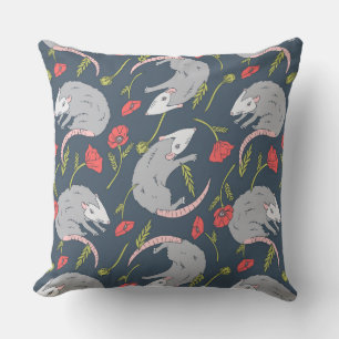 Coussin Possum et Poppies