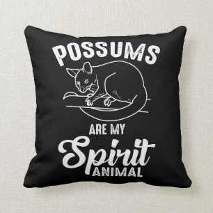 Coussin Possum Spirit Animal - Opossum Animal Fan