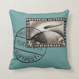 Coussin Poste aérienne 1928 de zeppelin