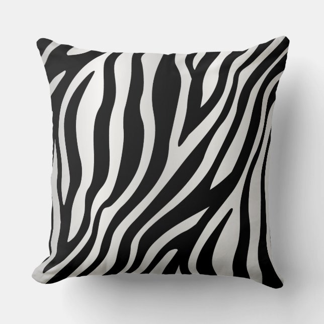 Coussin Poster de animal blanc Grill Master Balck (Recto)