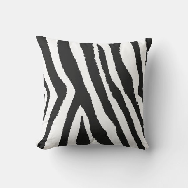Coussin Poster de animal branché Zebra Seamless Motif (Recto)