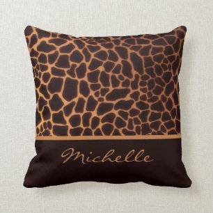 Coussin Poster de animal de la Girafe