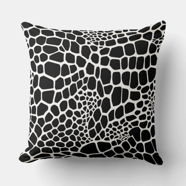 Coussin Poster de animal de reptile (Recto)