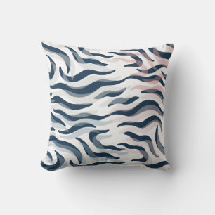 Coussin Poster de animal en marine et aquarelle