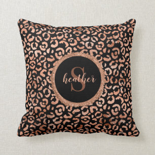 Coussin Poster de animal Monogram Chic Leopard