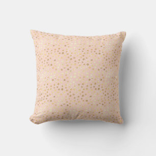 Coussin Poster de animal rose or