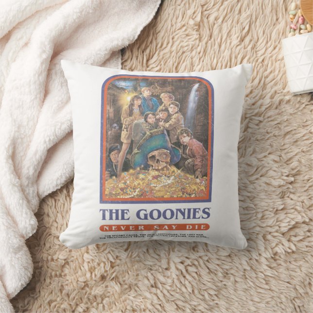 Coussin Poster de l'anniversaire du trésor des Goonies (Couverture)