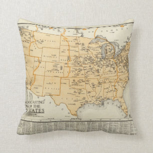 Coussin Postes émetteurs par radio des Etats-Unis