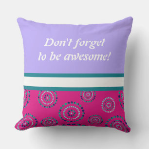 Coussin Pots Circle Power Flowers + votre backgr.