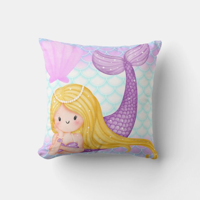 Coussin Poudre de sirène (Recto)