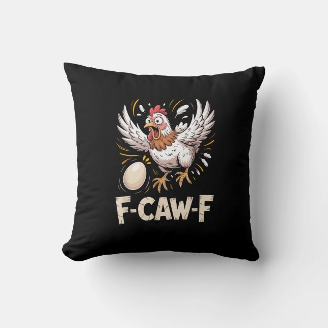 Coussin Poule F Drôle F Style Créatif Décontracté (Recto)