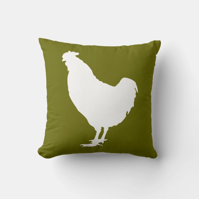Coussin poulet blanc (Recto)