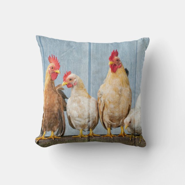 Coussin Poulet et amis (Recto)