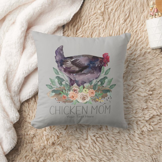 Coussin Poulet maman Agriculture biologique Jardinage Perm (Couverture)