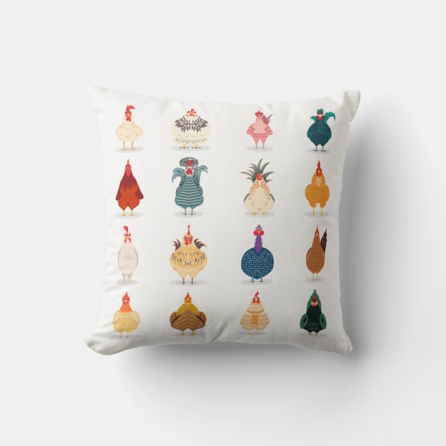 Coussin  Poulet mou (Recto)