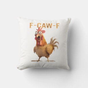 Coussin Poulet qui crie drôle F Caw F Humour