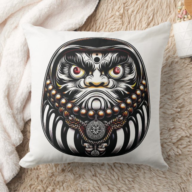 Coussin Poupée Daruma Art Japonais (Couverture)