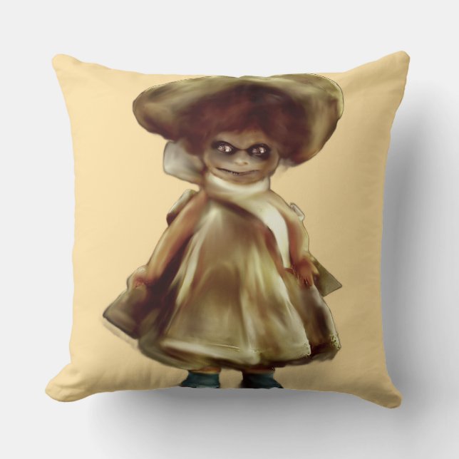 Coussin POUPÉE DORA MALÉFIQUE, produit de poupée hantée ar (Recto)