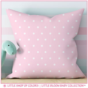 Coussin Poupée rose pâle Motif Point