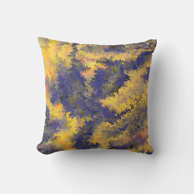 Coussin Pour acrylique, Bronze, Or, Noir, Cristaux / (Recto)