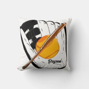 Coussin pour Boys Room avec Baseball Design