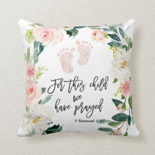 Coussin Pour Cet Enfant, Nous Avons Prié La Bible Verse