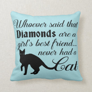 Coussin pour des amoureux de les chats