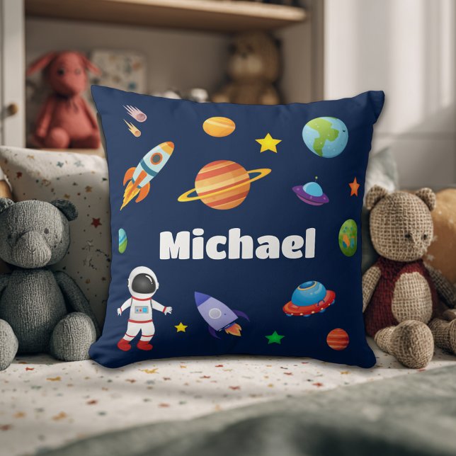Coussin pour enfants spatiaux personnalisés (Créateur téléchargé)
