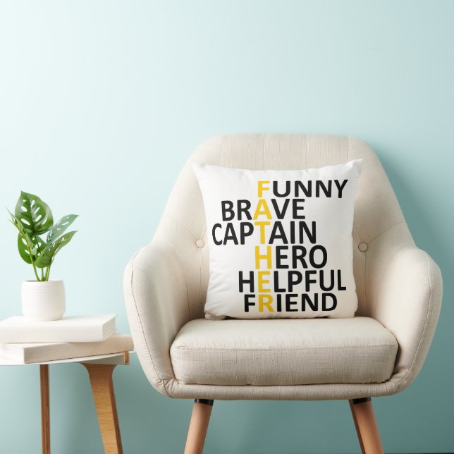 Coussin pour la fête des pères (Chaise)