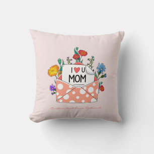 Coussin pour maman, Je t'aime Oreiller à lancer ca
