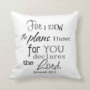 Coussin Pour moi sais les plans - carreau