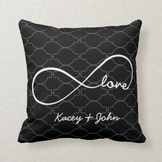 Coussin Pour toujours amour avec l'arrière - plan