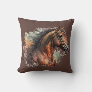 Coussin Pour voler sans ailes il suffit de faire un cheval