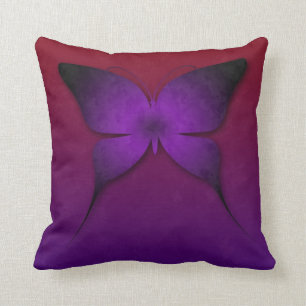 Coussin pourpre de papillon d'Ombre