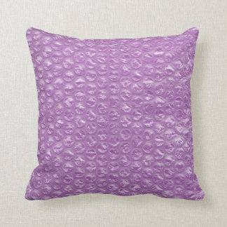 Coussin Pourpre en pastel d'enveloppe de bulle de bruit de