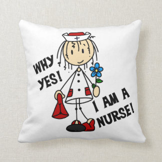 Coussin Pourquoi oui je suis une infirmière