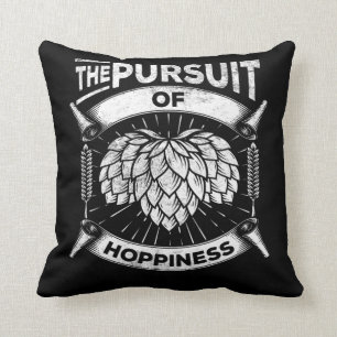 Coussin Poursuite de l'espoir Amoureux de la bière d'arti