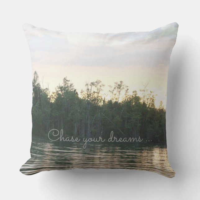 Coussin Poursuivez vos rêves (Recto)